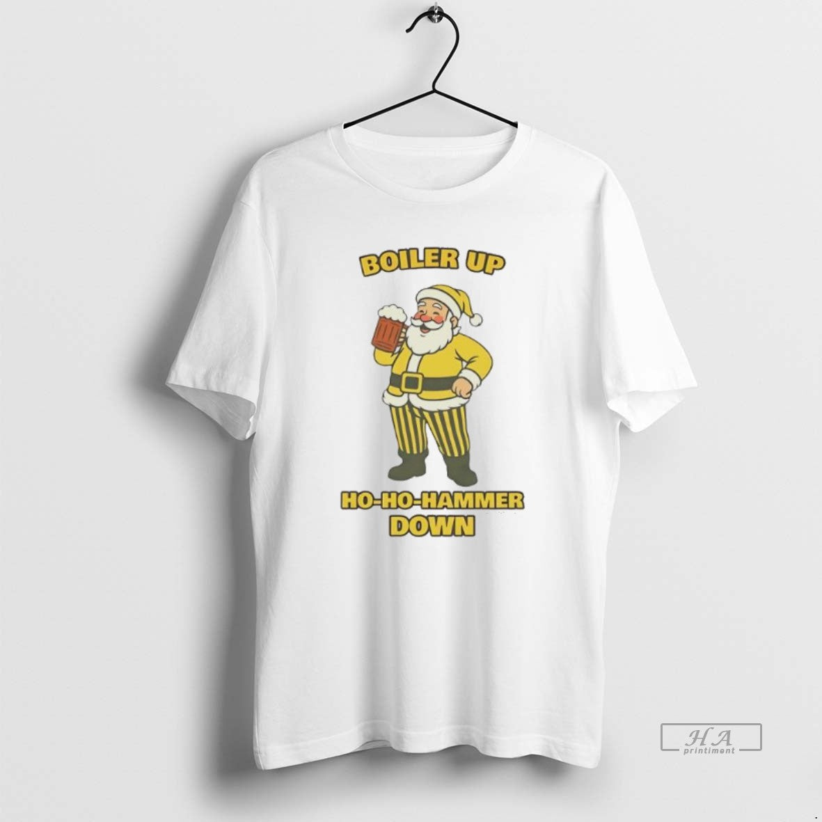 Official Purdue Boilermakers Boiler Up Ho Ho Hammer Down Christmas