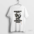 Official Raccoon Dabbing Winging It Like An Unqualified Expert Tshirts Sweater