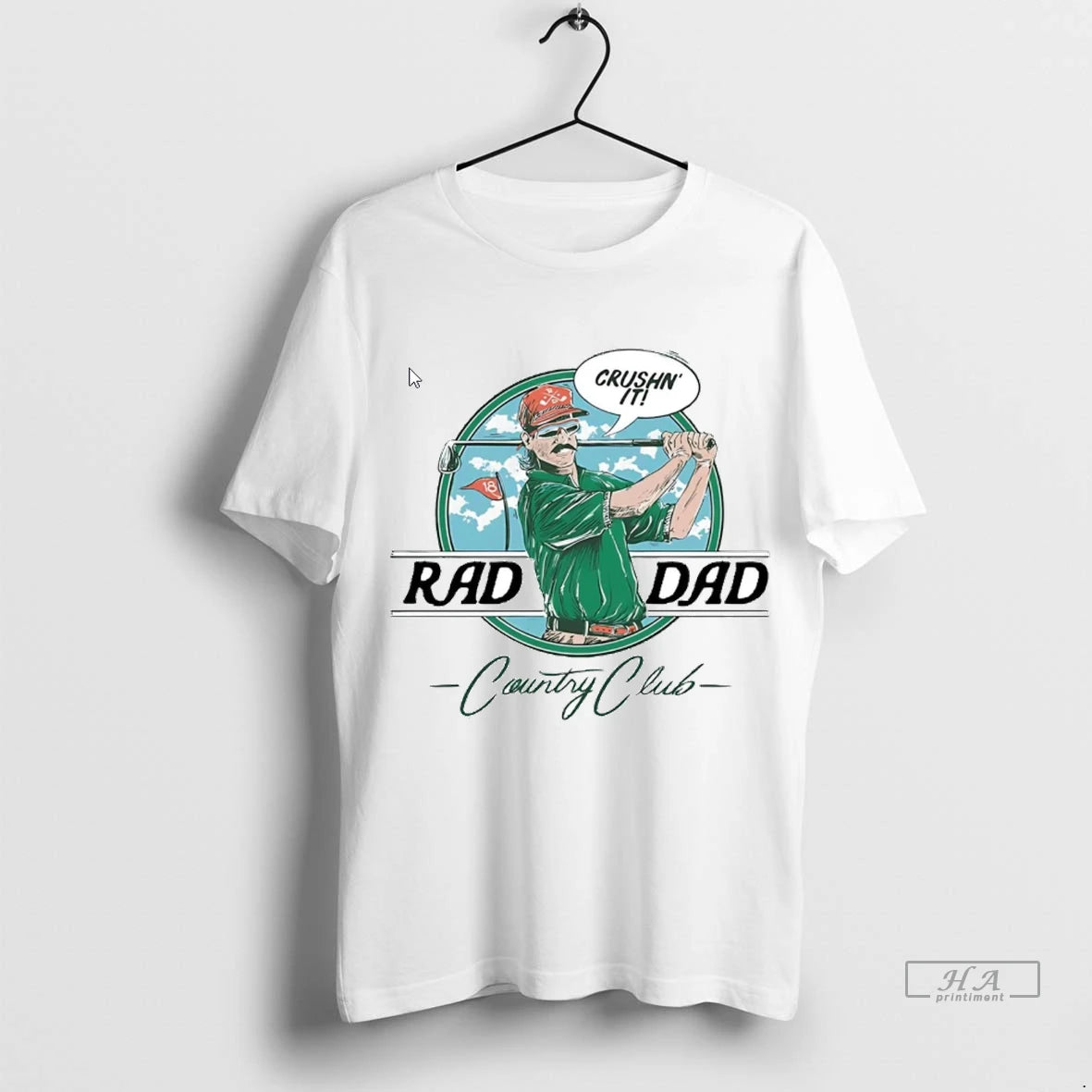 Official Rad Dad Golf Country Club Crushing It Tshirts Sweater