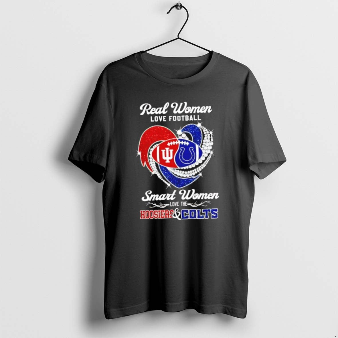 Official Real Women Love Football Smart Women Love The Hoosiers Colts