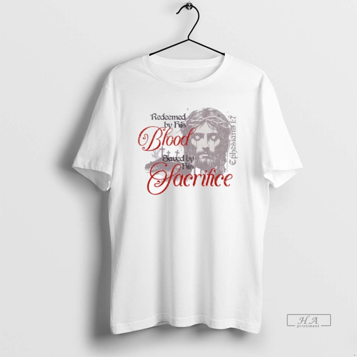 Official Redeemed By His Blood Saved By His Sacrifice Christian