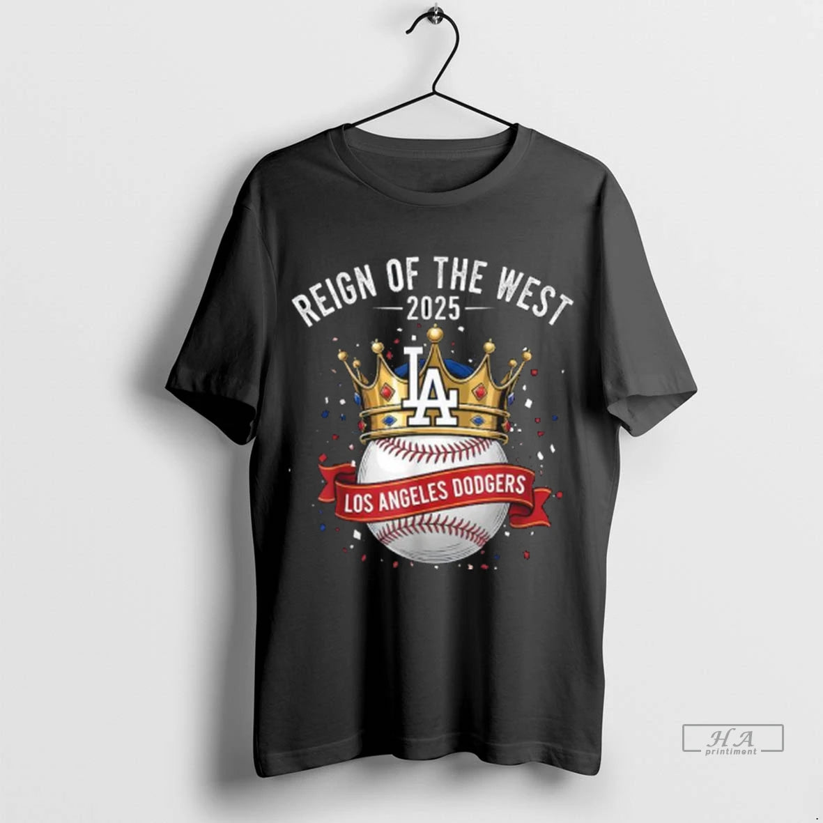Official Reign Of The West 2025 Los Angeles Dodgers Champions Tshirts Sweater