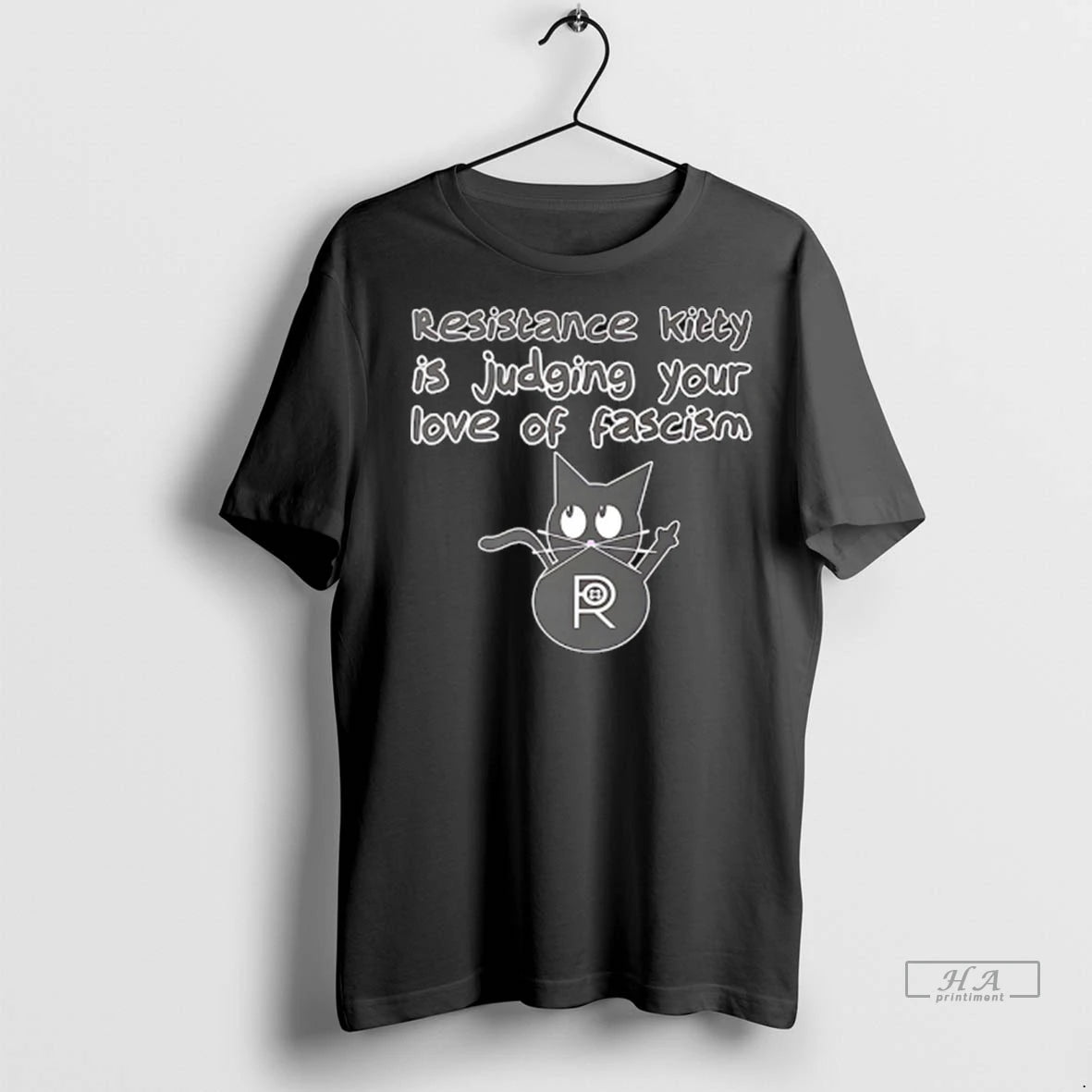Official Resistance Kitty Is Judging Your Love Of Fascism Cat Tshirts Sweater