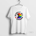 Official Respect All Humans Lgbt Flag