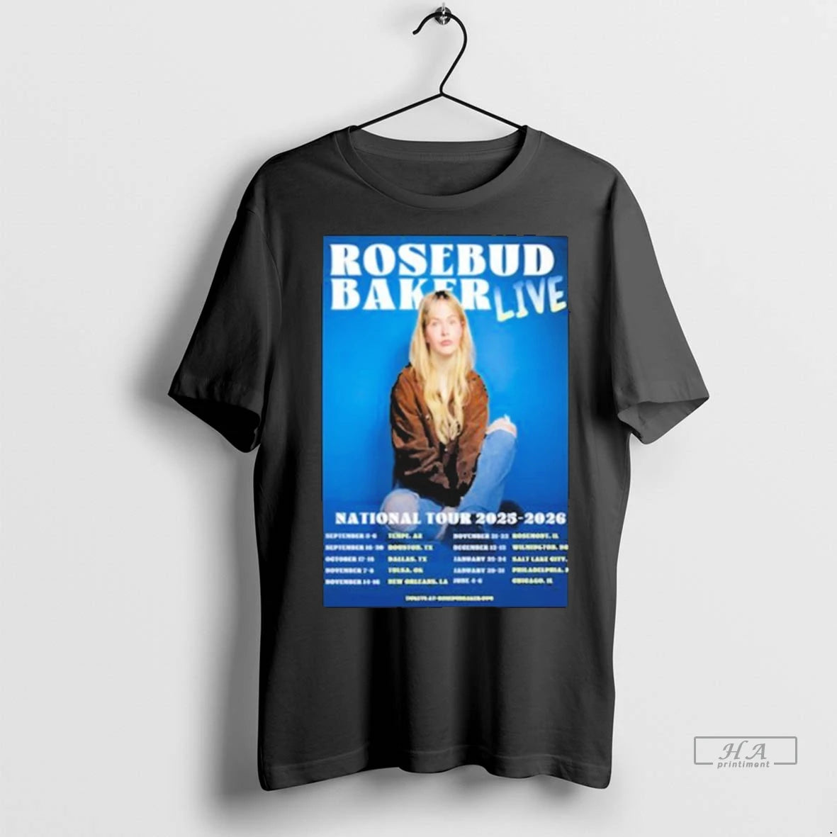 Official Rosebud Baker Live National Tour 2025 2026 Tshirts Sweater