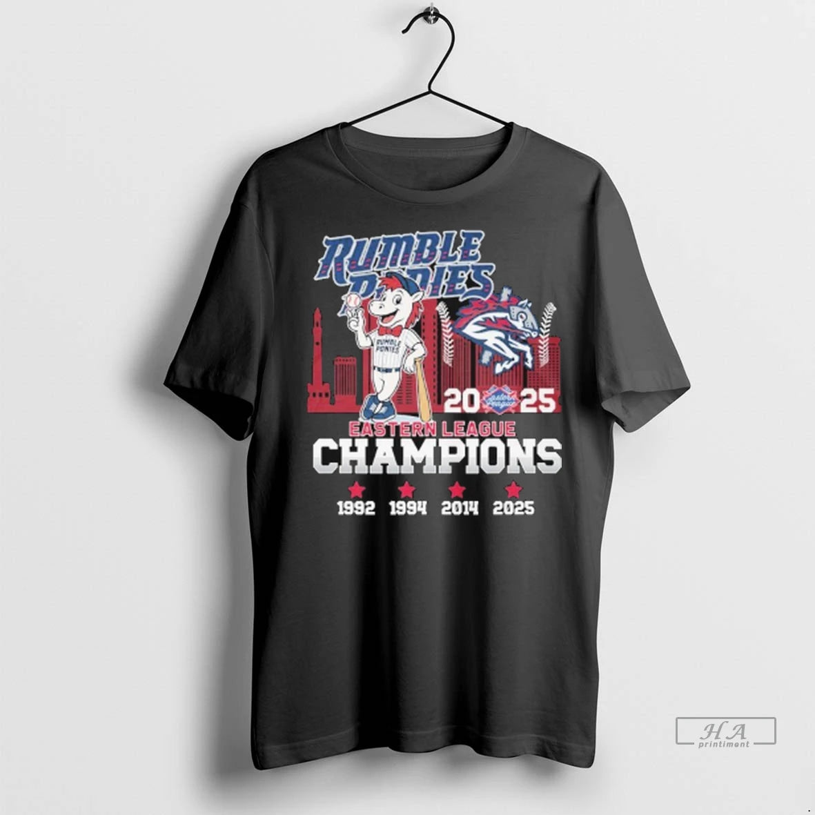 Official Rumble Ponies Eastern League Champions 2025 Mascot Tshirts Sweater
