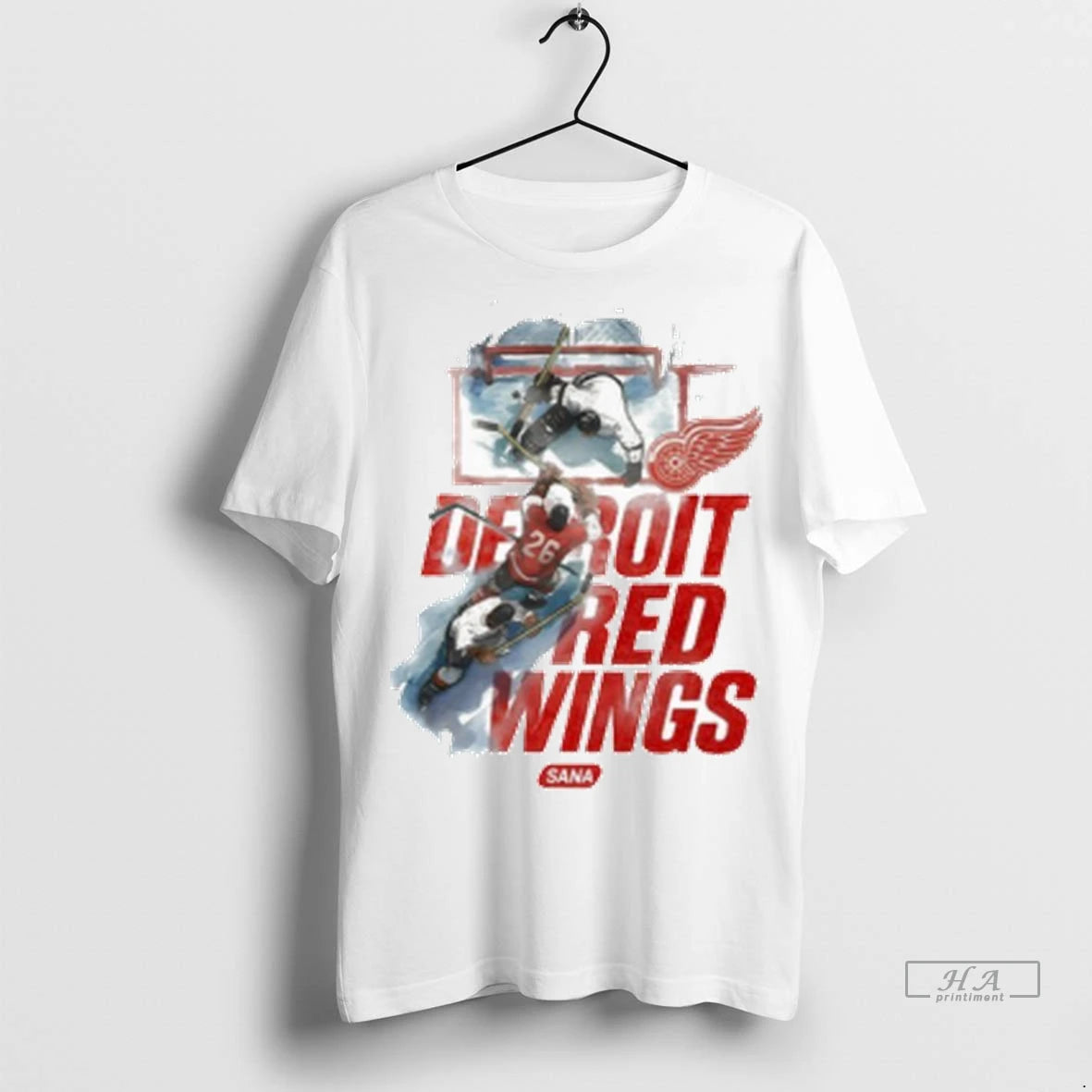 Official Sana C3 97 Red Wings Tshirts Sweater