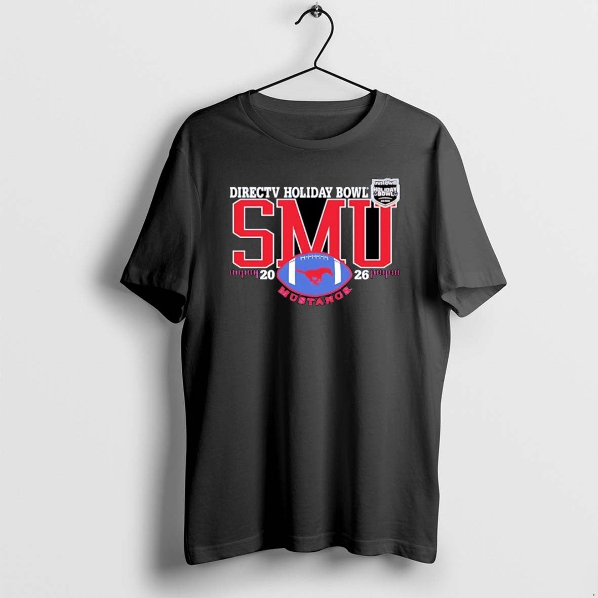 Official Smu Mustangs 2026 Directv Holiday Bowl Football Christmas