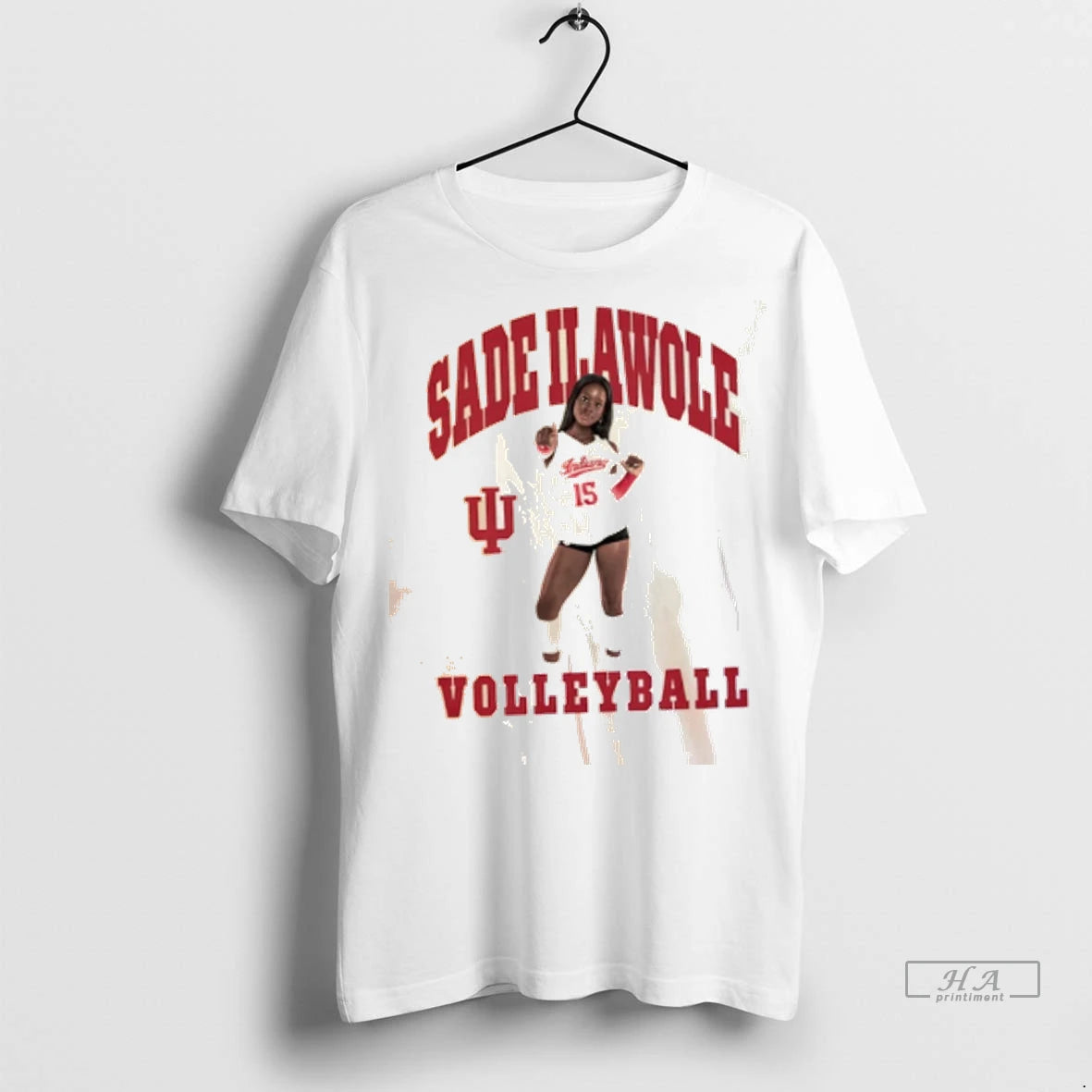 Official Sade Ilawole Indiana Volleyball Illustrated Tshirts Sweater