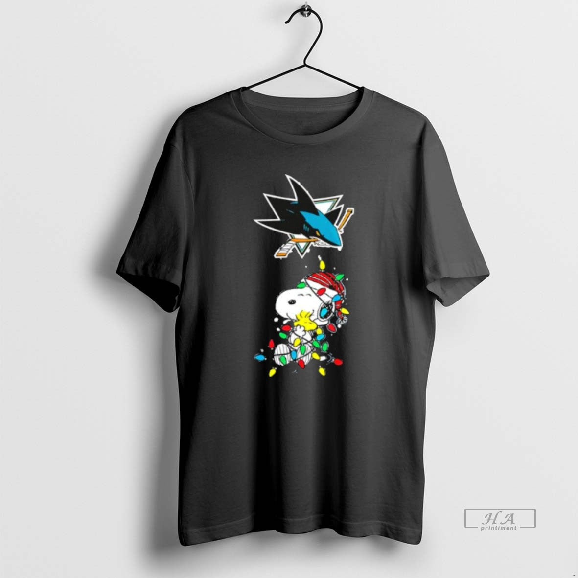 Official San Jose Sharks Peanuts Christmas Night 2025 Special Holiday