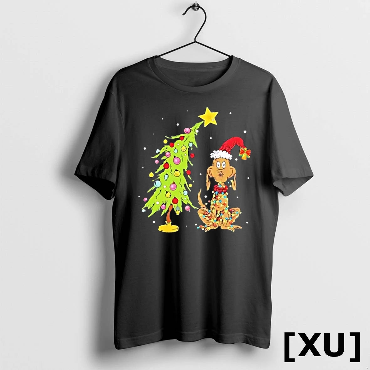 Official Santa Dog Max With Christmas Tree Tshirts Sweater