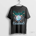 Official Seattle Mariners 2025 Postseason Al West Champions Diamond Tshirts Sweater