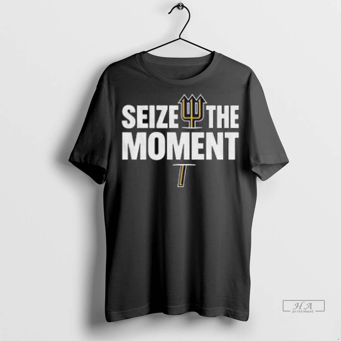 Official Seize The Moment Seattle Mariners Baseball Tridents Up Long Sleve Tshirts Sweater