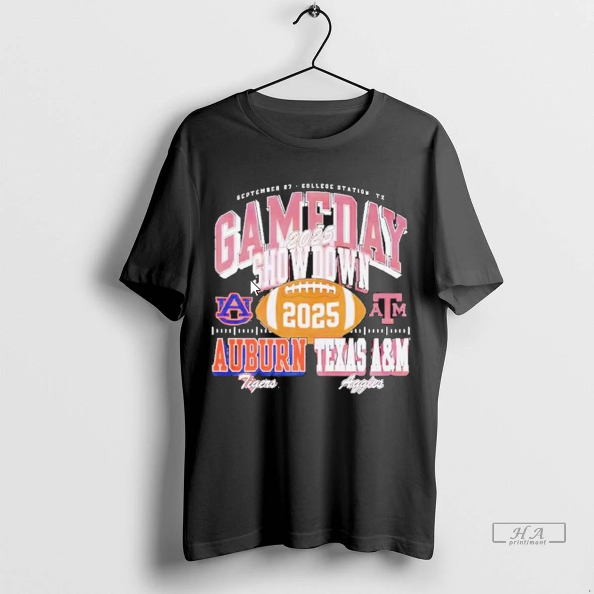 Official September 27th 2025 Texas Am Vs Auburn Gameday Showdown Matchup Tshirts Sweater