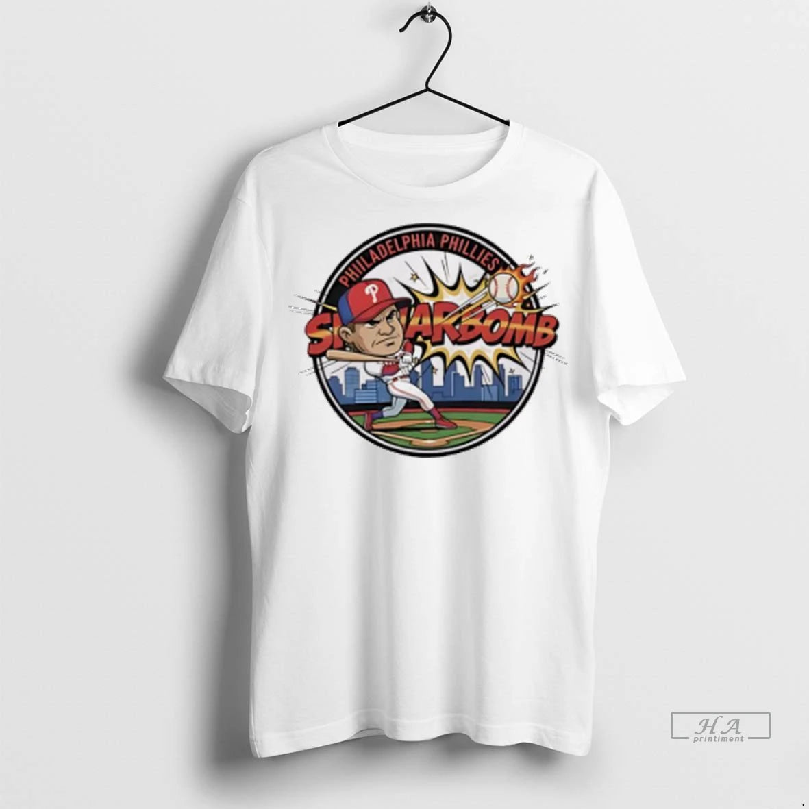 Official Shwarbomb Kyle Schwarber Philadelphia Phillies Cartoon Tshirts Sweater