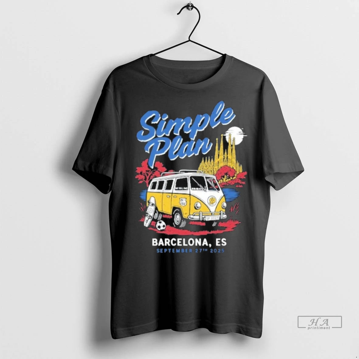 Official Simple Plan Badalona Spain Palau Olimpic De Badalona September 27 2025 Tshirts Sweater