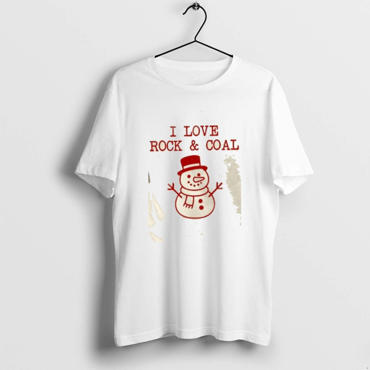 Official Snowman I Love Rock And Coal Christmas