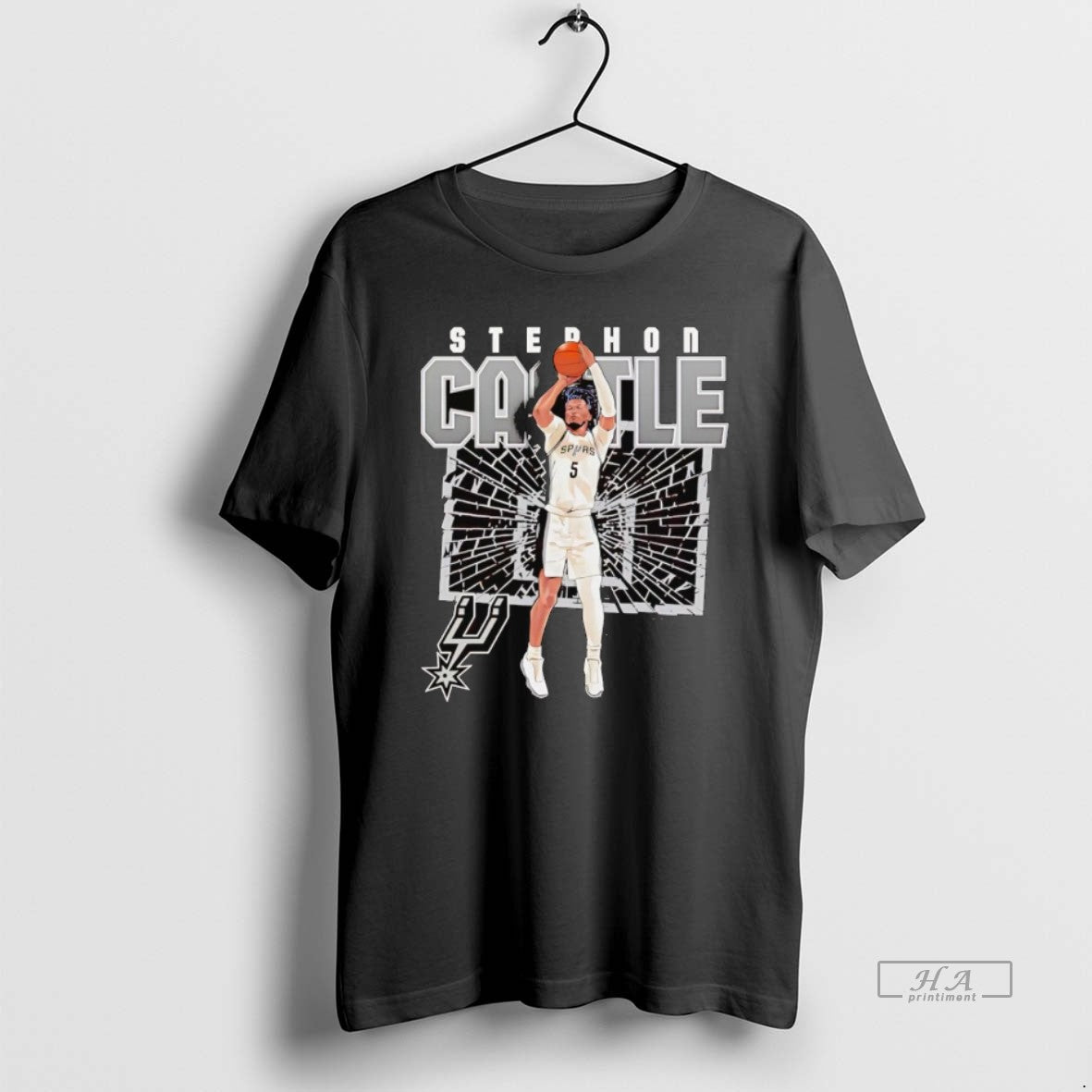 Official Stephon Castle Backboard Shattering San Antonio Spurs