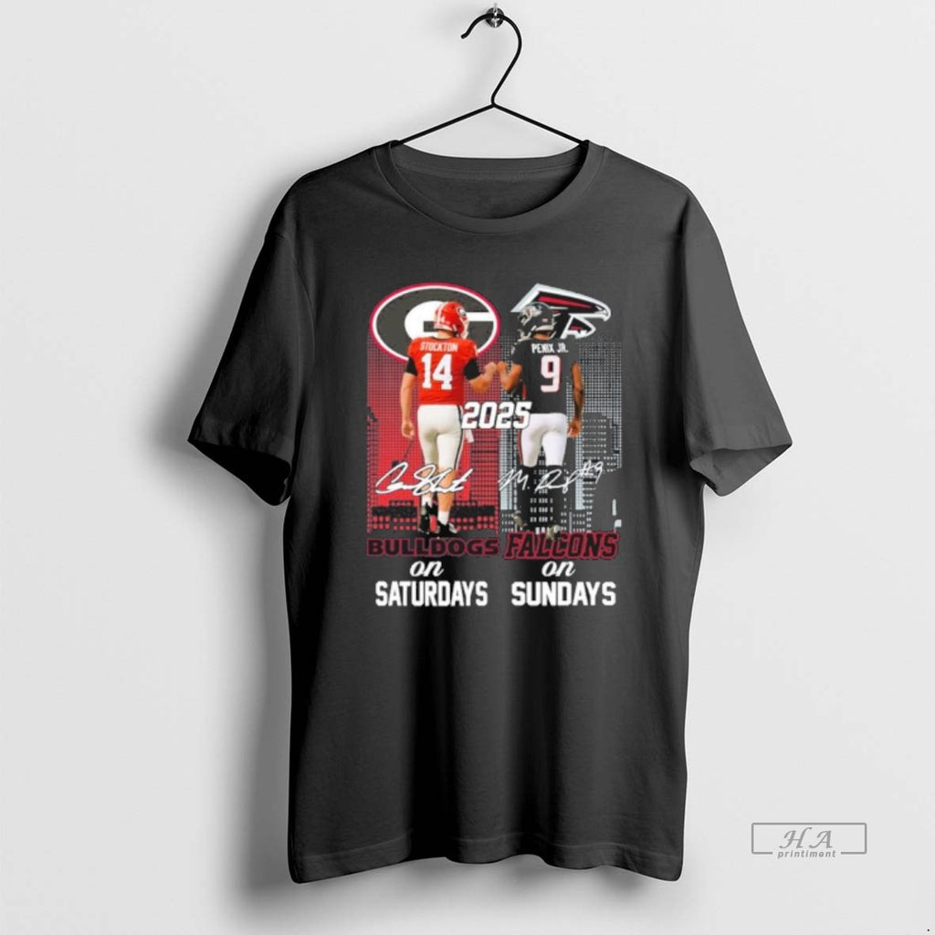 Official Stockton Georgia Bulldogs On Saturdays And Penix Jr Atlanta Falcons On Sundays