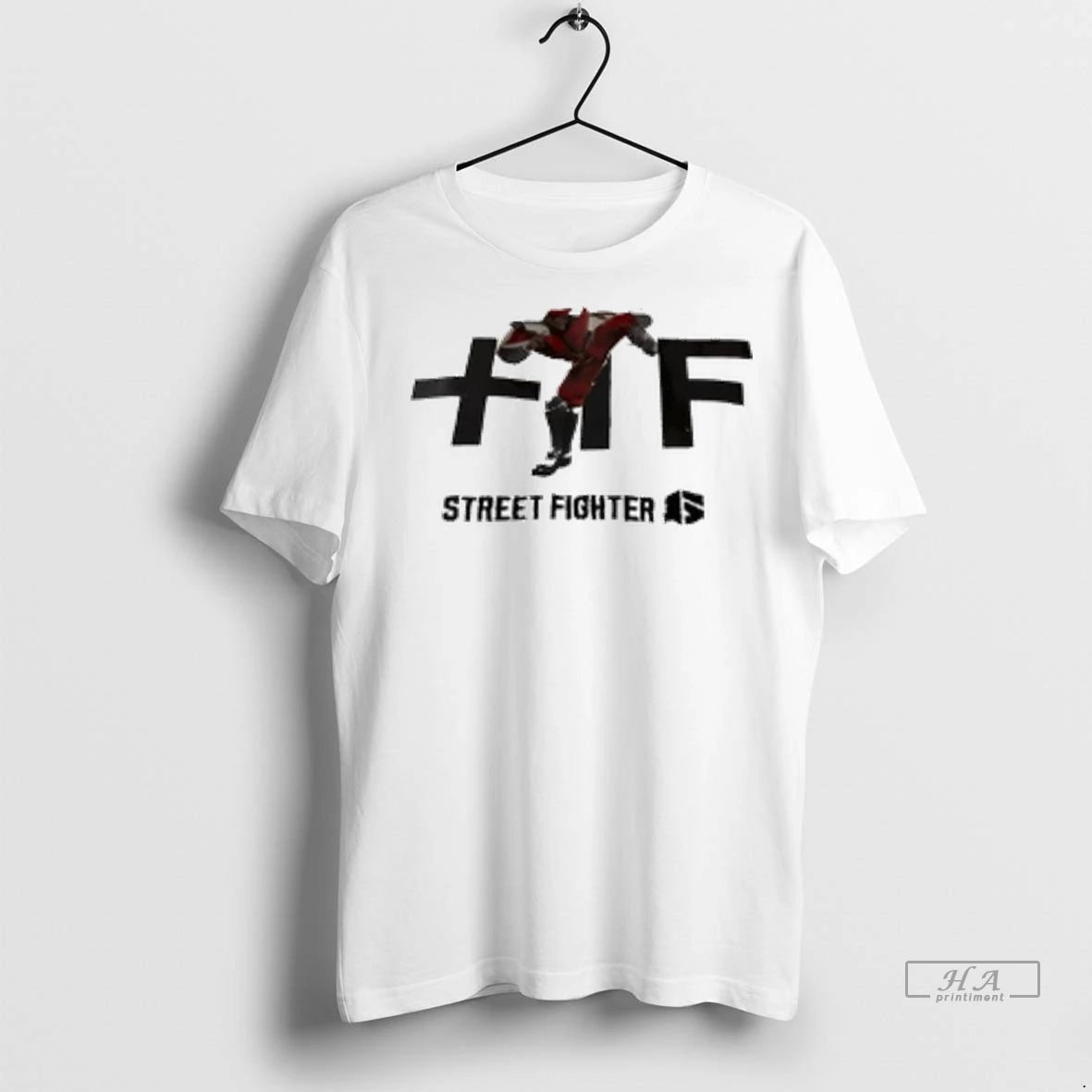 Official Street Fighter Robot Logo Ladies Tshirts Sweater