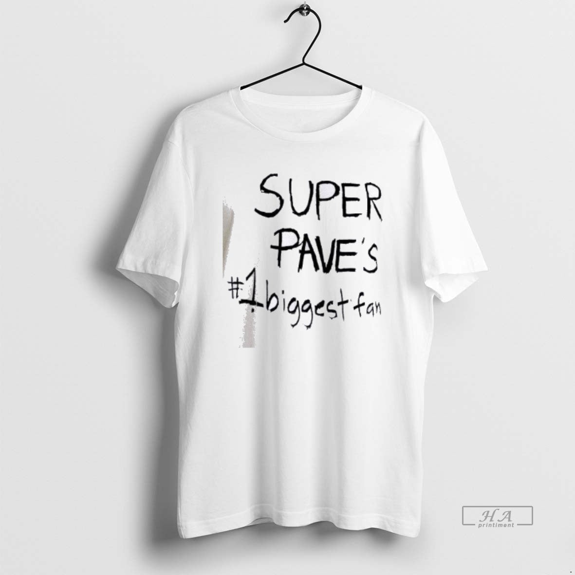 Official Super Paves 1 Biggest Fan Handwritten
