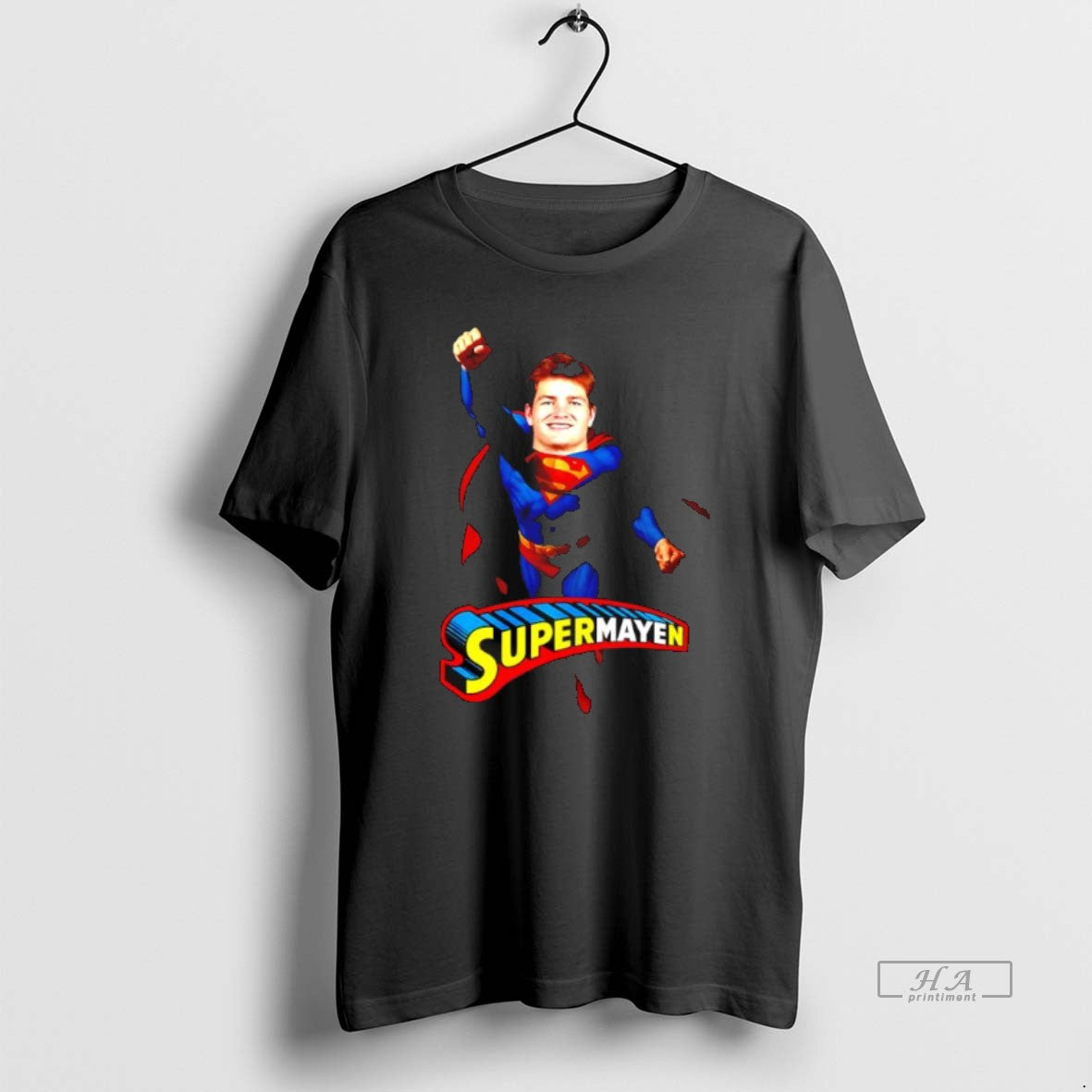 Official Supermayen Superman Patriots Drake Maye Parody Fan