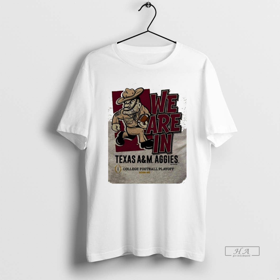 Official T9se3b5a Texas Am Aggies 2025 Cfp Bound We Are In Mascot 2 Sided