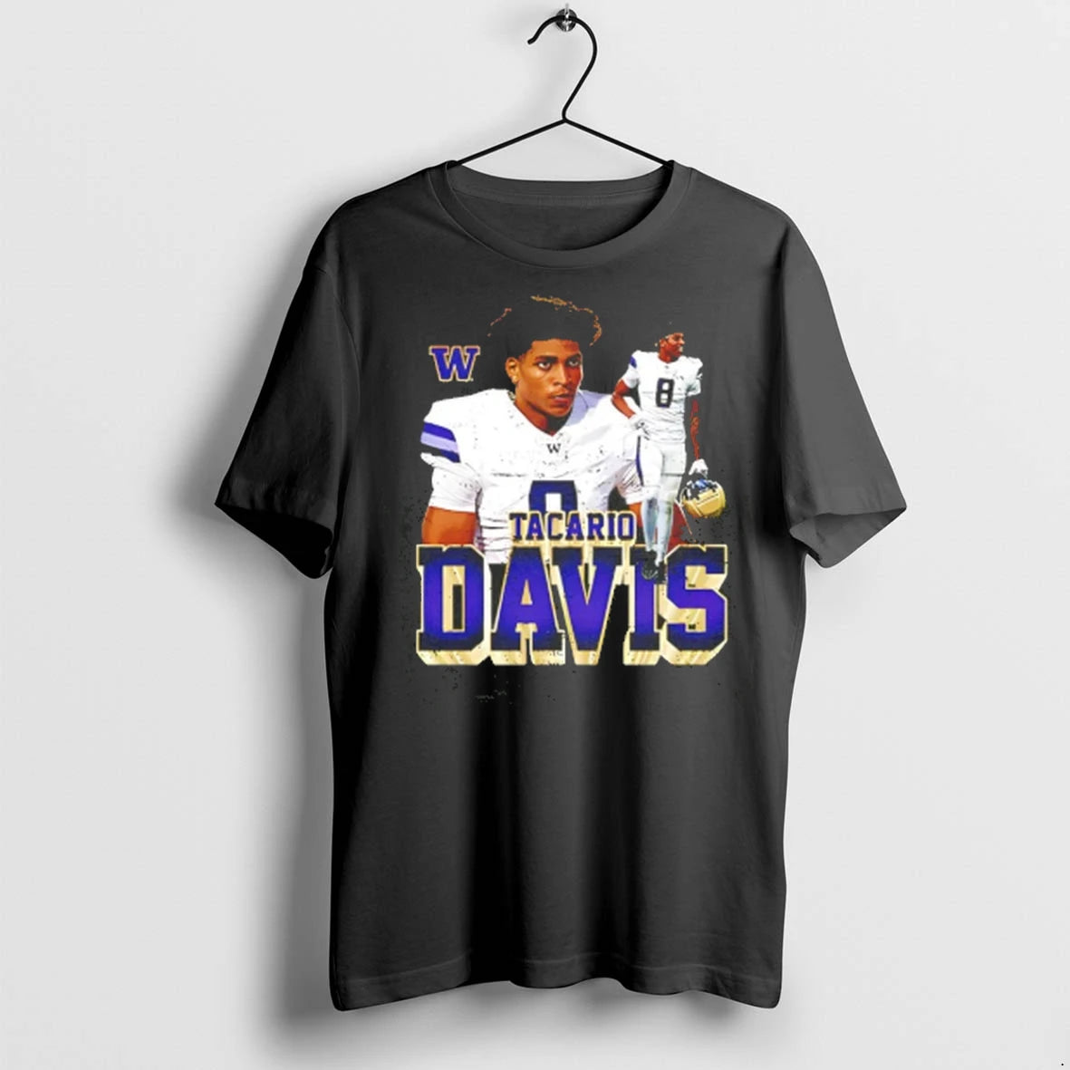 Official Tacario Davis Washington Huskies Collage Tee Tshirts Sweater