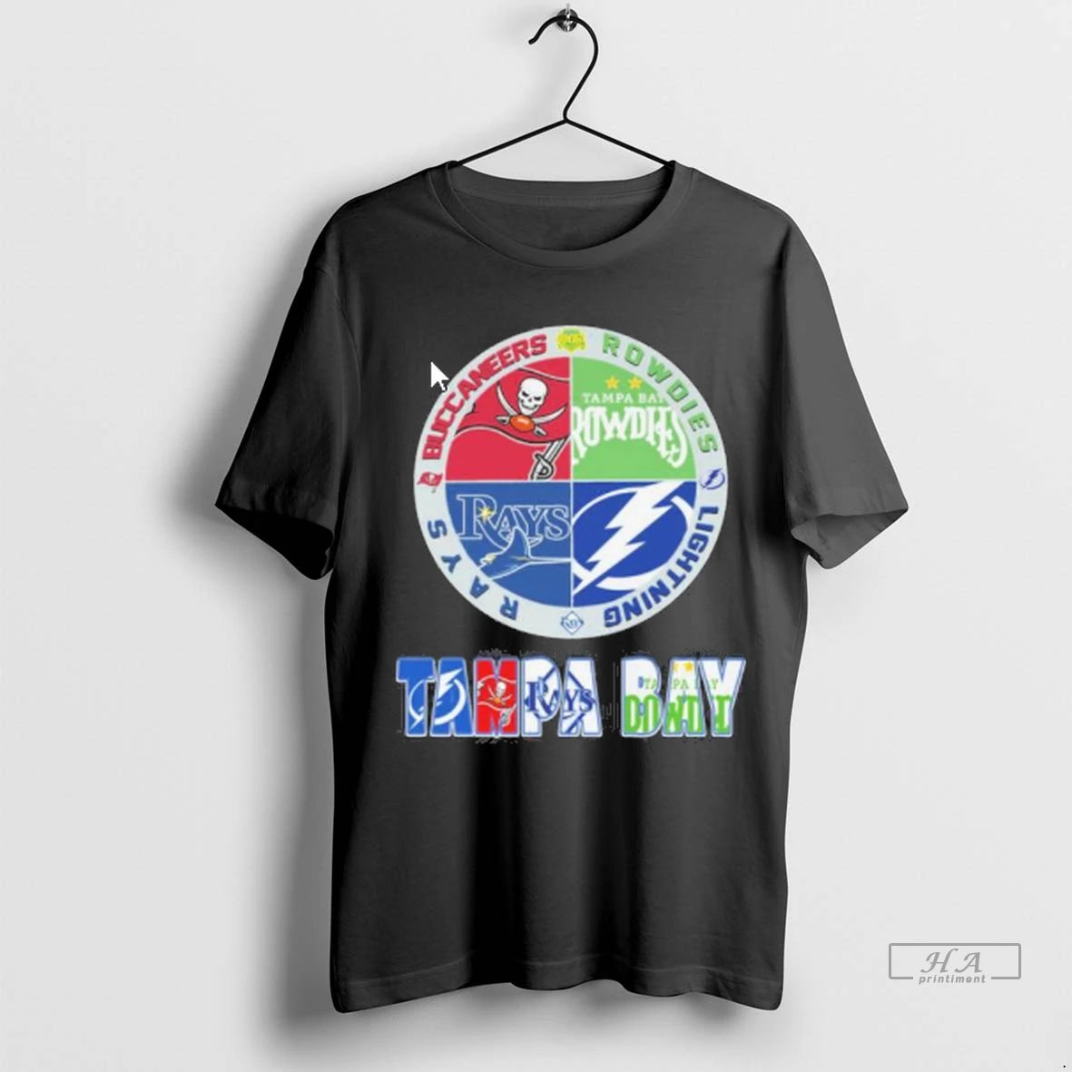 Official Tampa Bay Sports 2025 Buccaneers Rowdies Lightning And Rays Tshirts Sweater