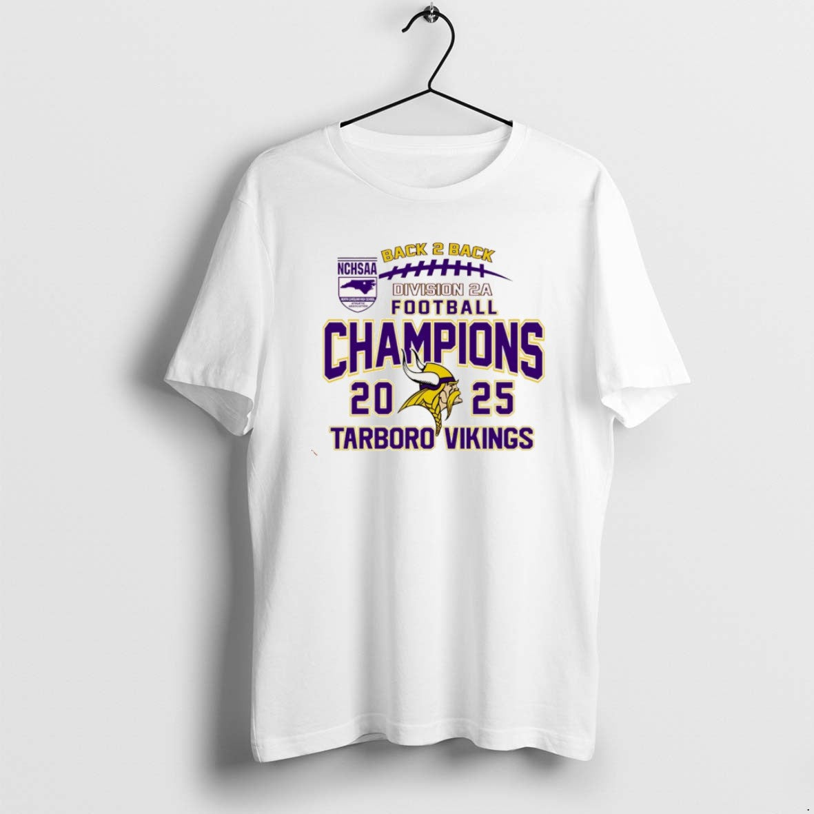 Official Tarboro Vikings 2025 Nchsaa Division 2a Football Champions Christmas