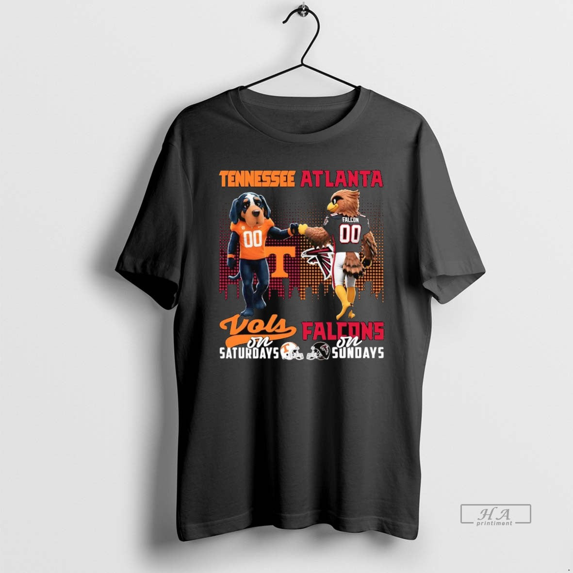 Official Tennessee Volunteers On Saturdays Atlanta Falcons On Sundays Mascot