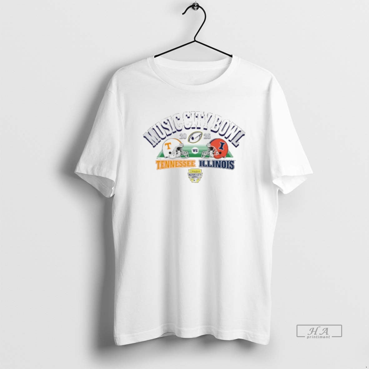 Official Tennessee Volunteers Vs Illinois Fighting Illini 2025 Liberty Mutual Music City Bowl