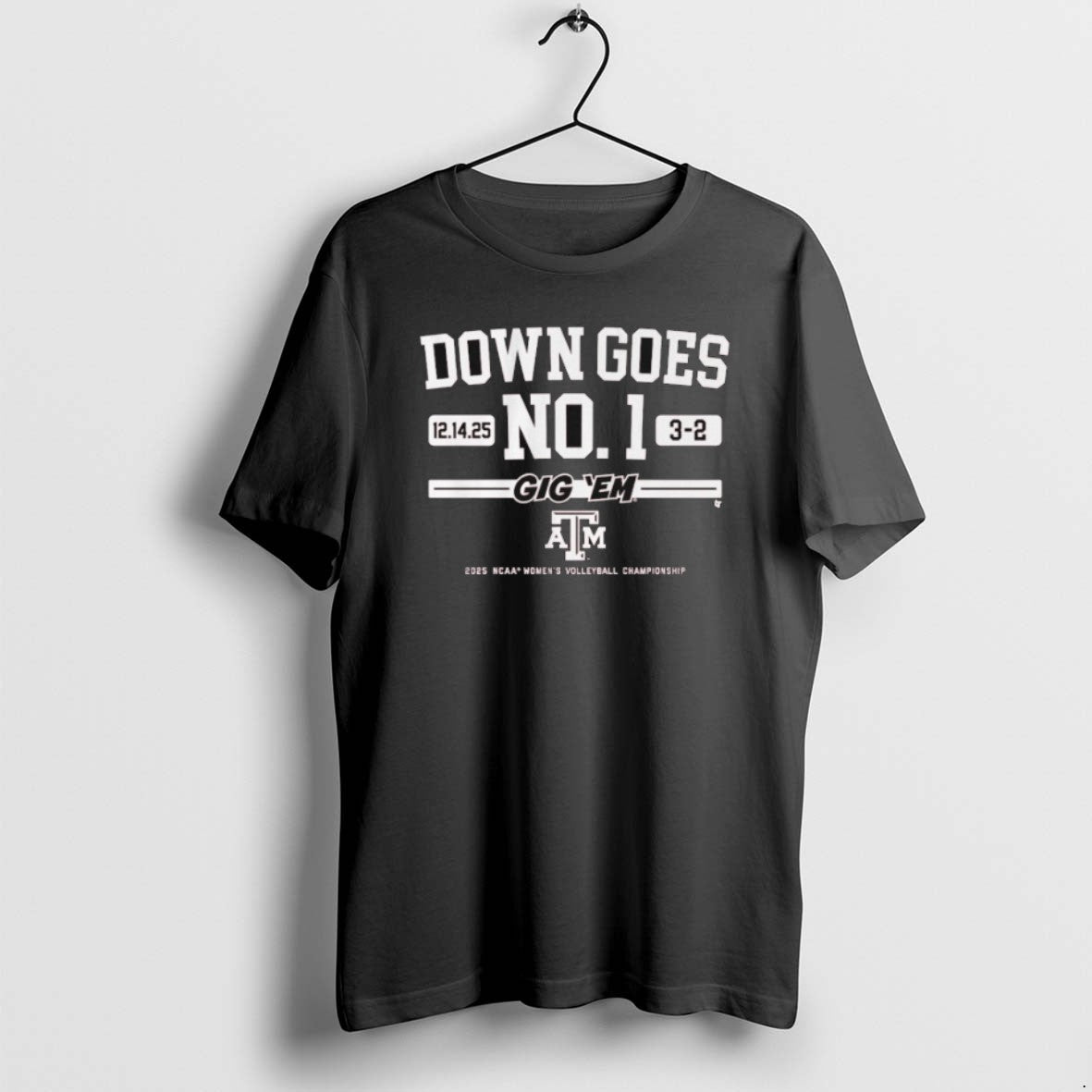Official Texas Am Aggies Down Goes No