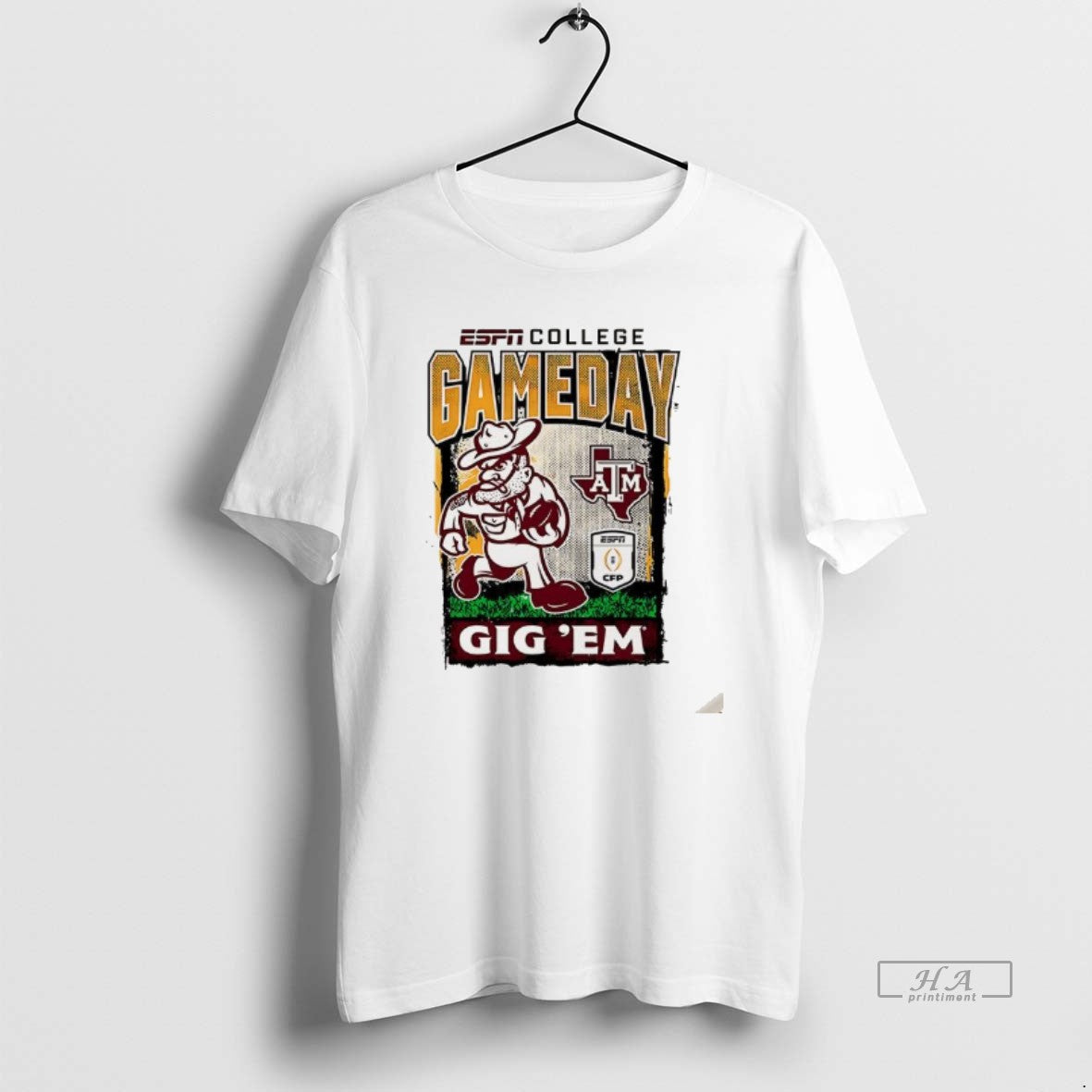 Official Texas Am Aggies Gig Em Football Playoff Gameday Mascot