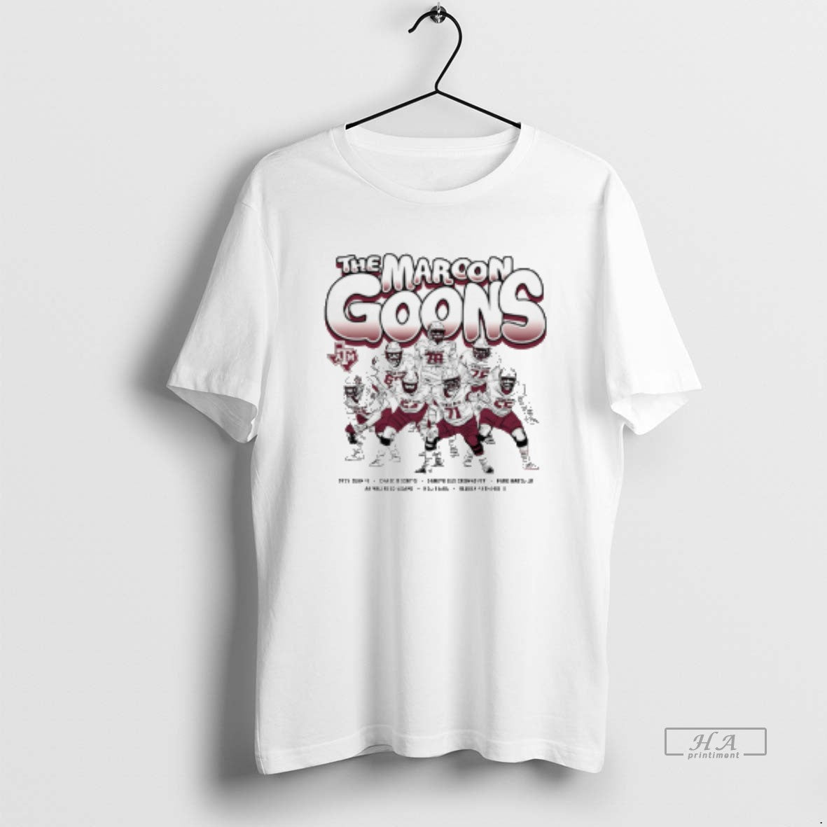 Official Texas Am Aggies The Maroon Goons Caricature