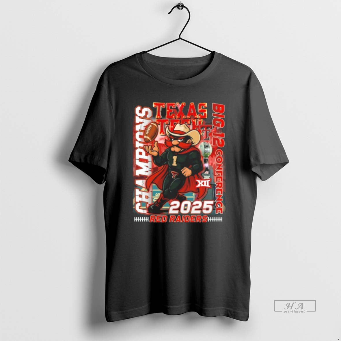 Official Texas Tech Big 12 Conference Champions Red Raiders 2025