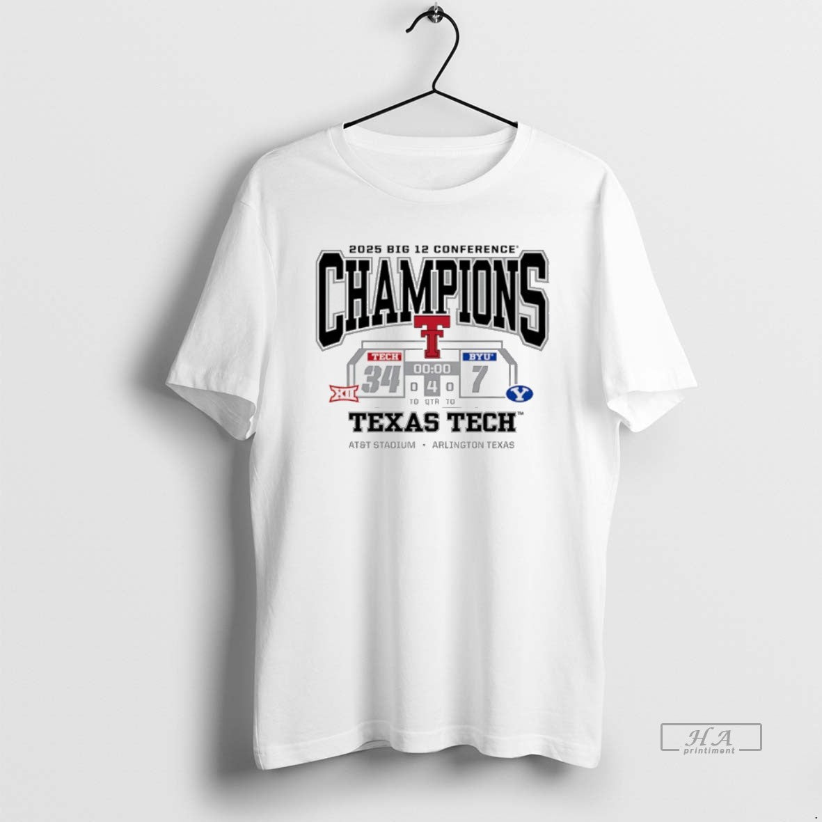 Official Texas Tech Red Raiders 2025 Big 12 Conference Champions Score