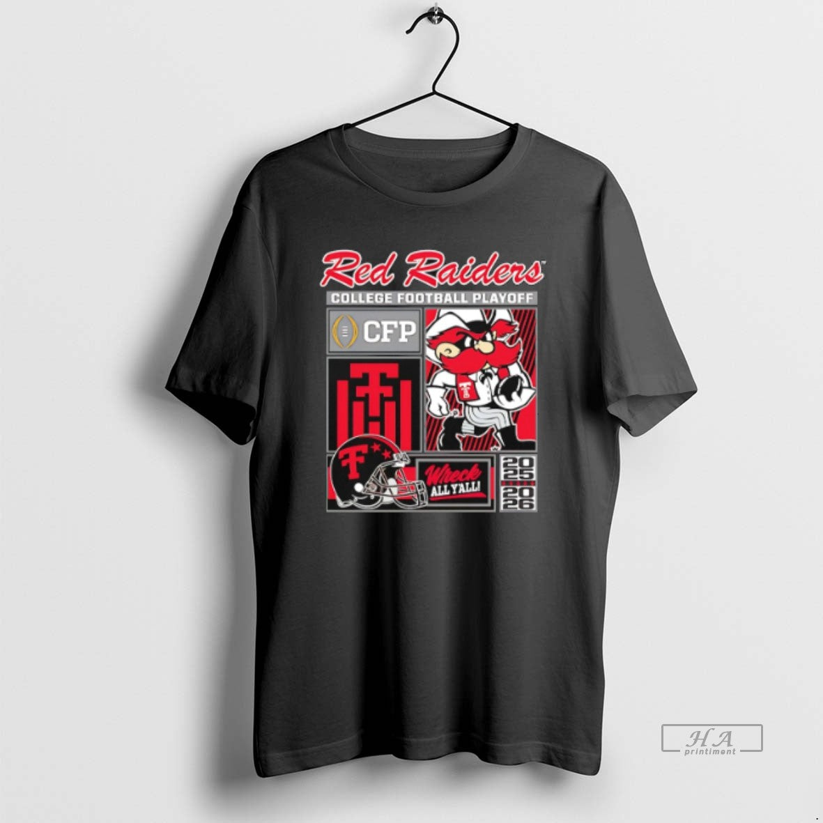 Official Texas Tech Red Raiders 2025 Cfp Wreck All Yall