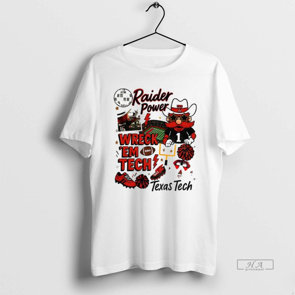 Official Texas Tech Red Raiders Texas Tech Wreck Em Game Day 2025 Raider Power