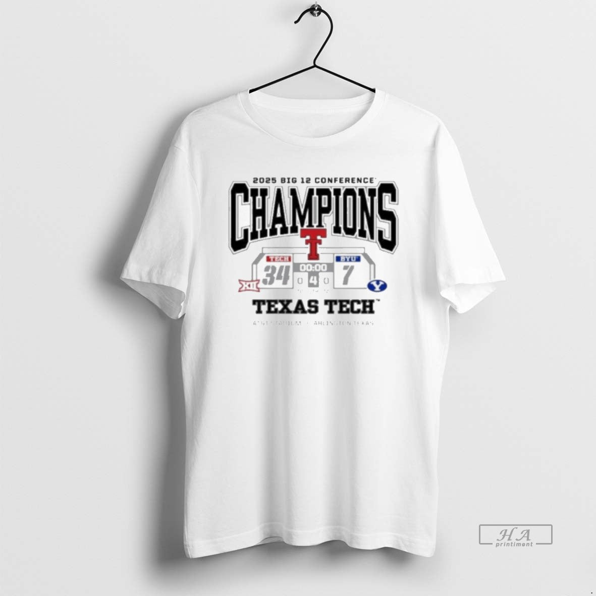 Official Texas Tech Red Raiders Vs Byu Cougars 2025 Big 12 Conference Champions