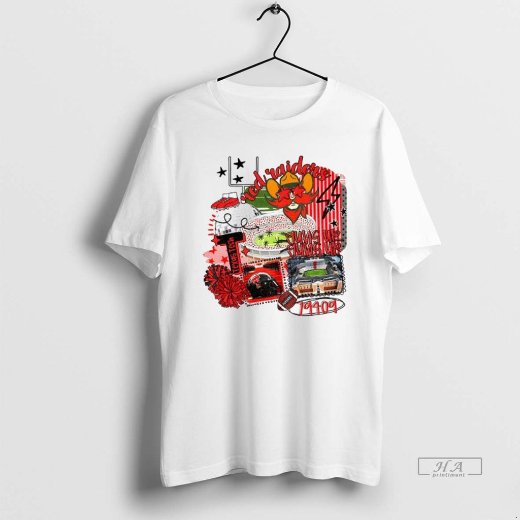 Official Texas Tech Red Raiders Mascot Game Day Football 2025 Guns Up 79409