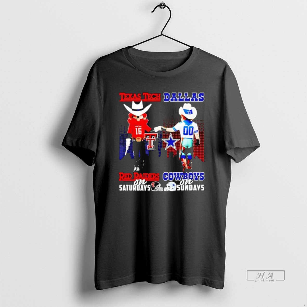 Official Texas Tech Red Raiders On Saturdays Dallas Cowboys On Sundays Mascot