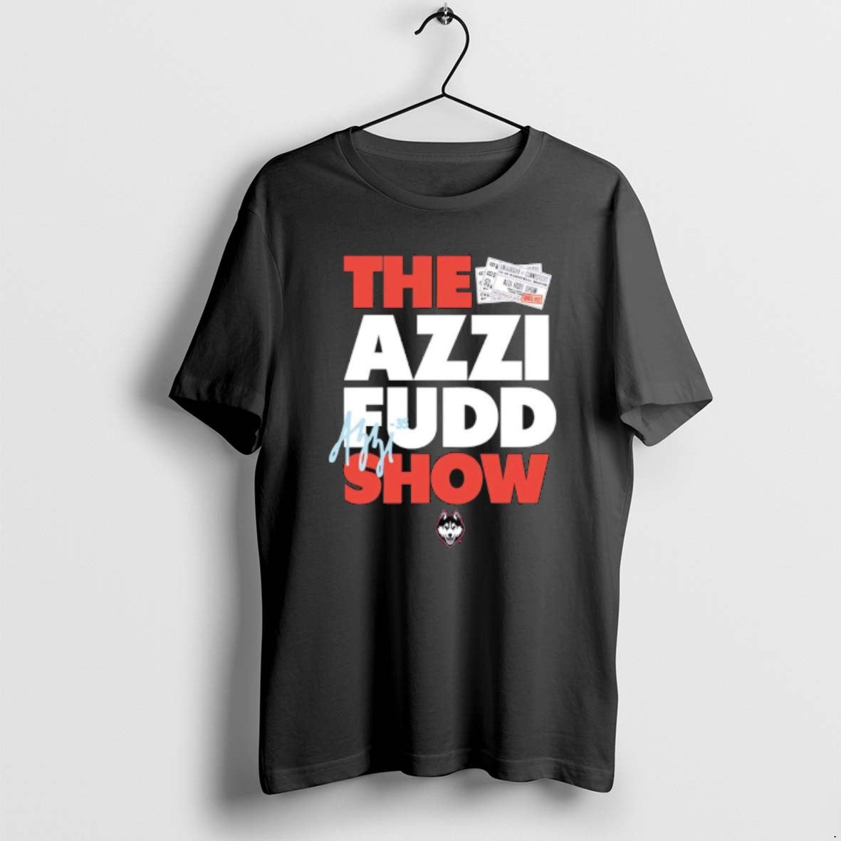 Official The Azzi Fudd Show Uconn Huskies Logo
