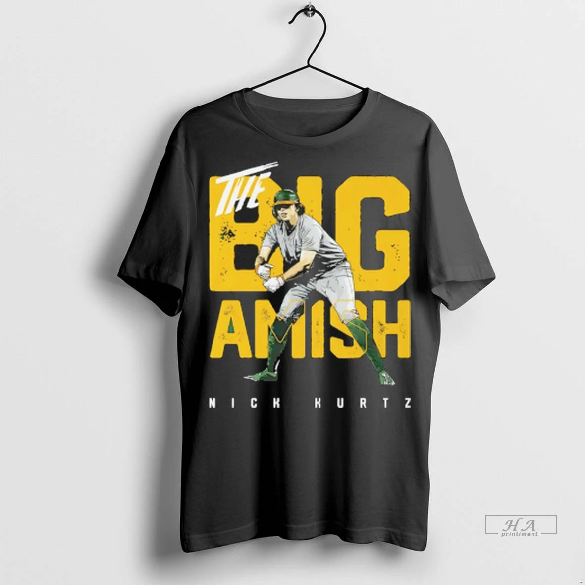 Official The Big Amish Nick Kurtz Sacramento Athletics Tshirts Sweater