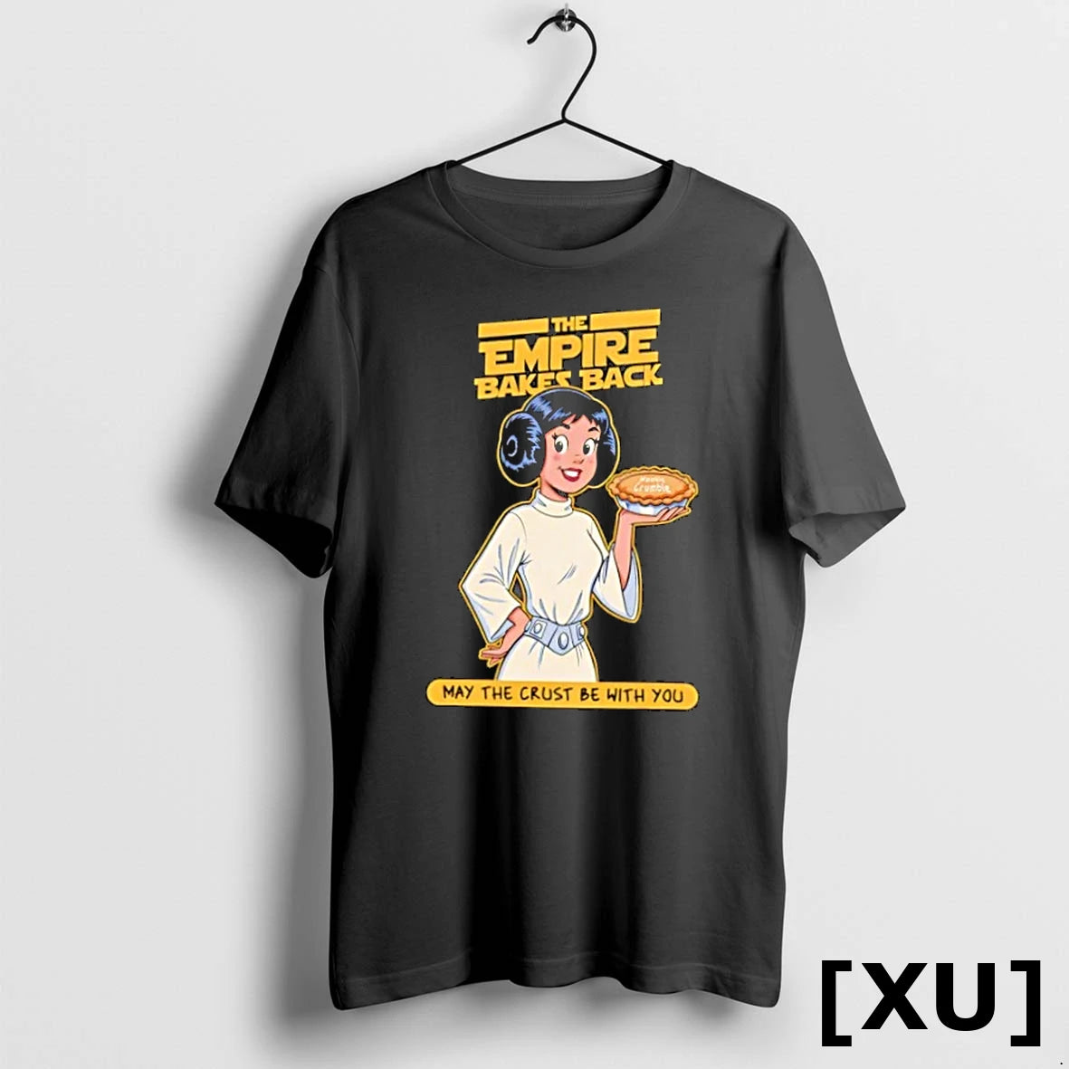 Official The Empire Bakes Back May The Crust Be With You Princess Leia Comic Tshirts