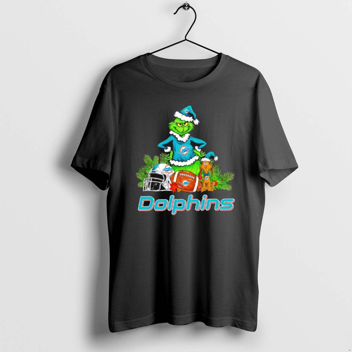 Official The Grinch And Max Miami Dolphins Christmas Helmet Items