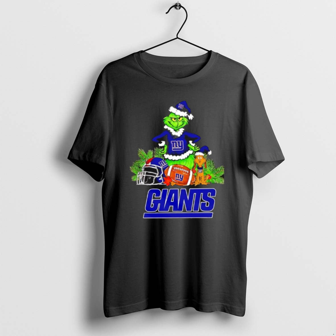Official The Grinch And Max New York Giants Christmas Helmet Items