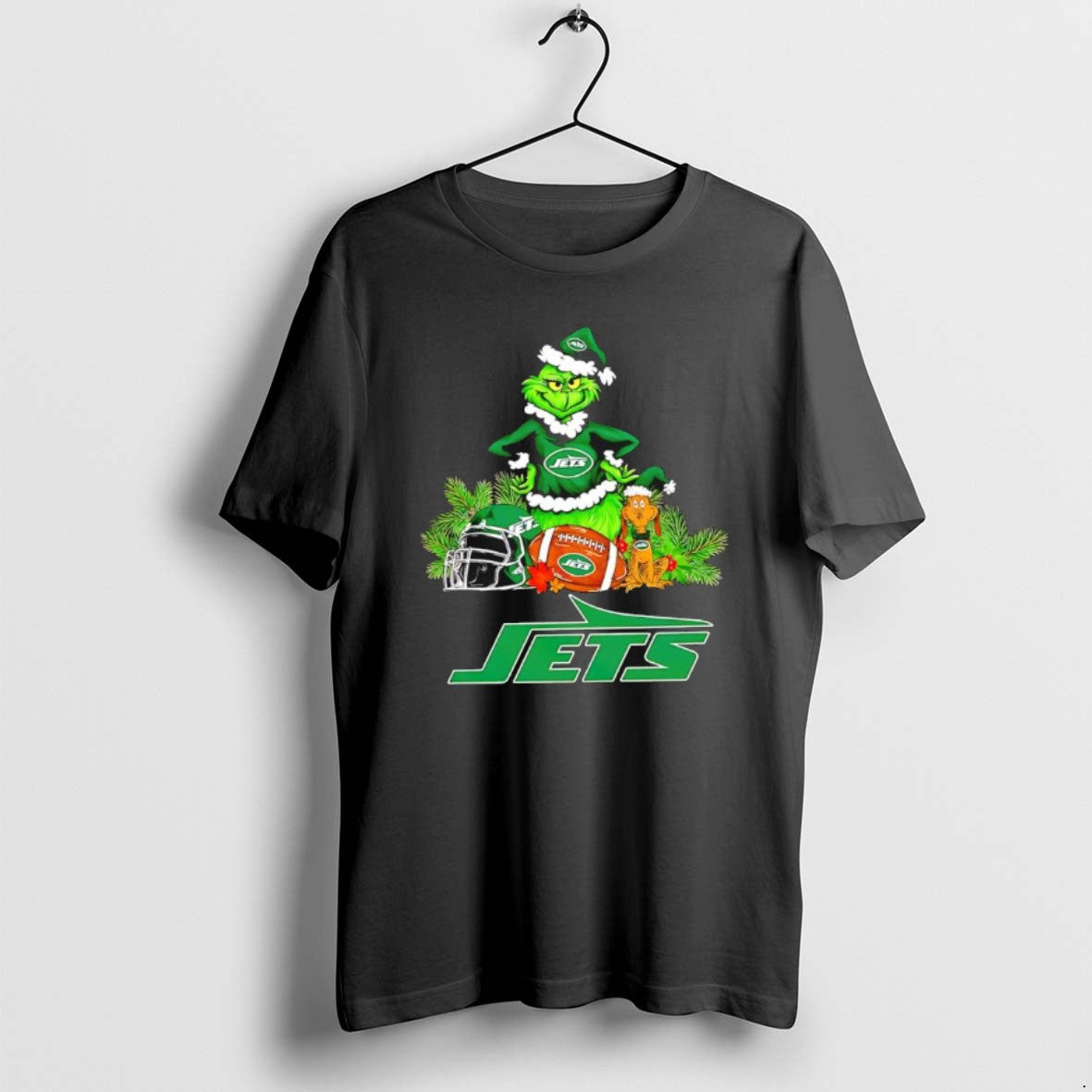 Official The Grinch And Max New York Jets Christmas Helmet Items