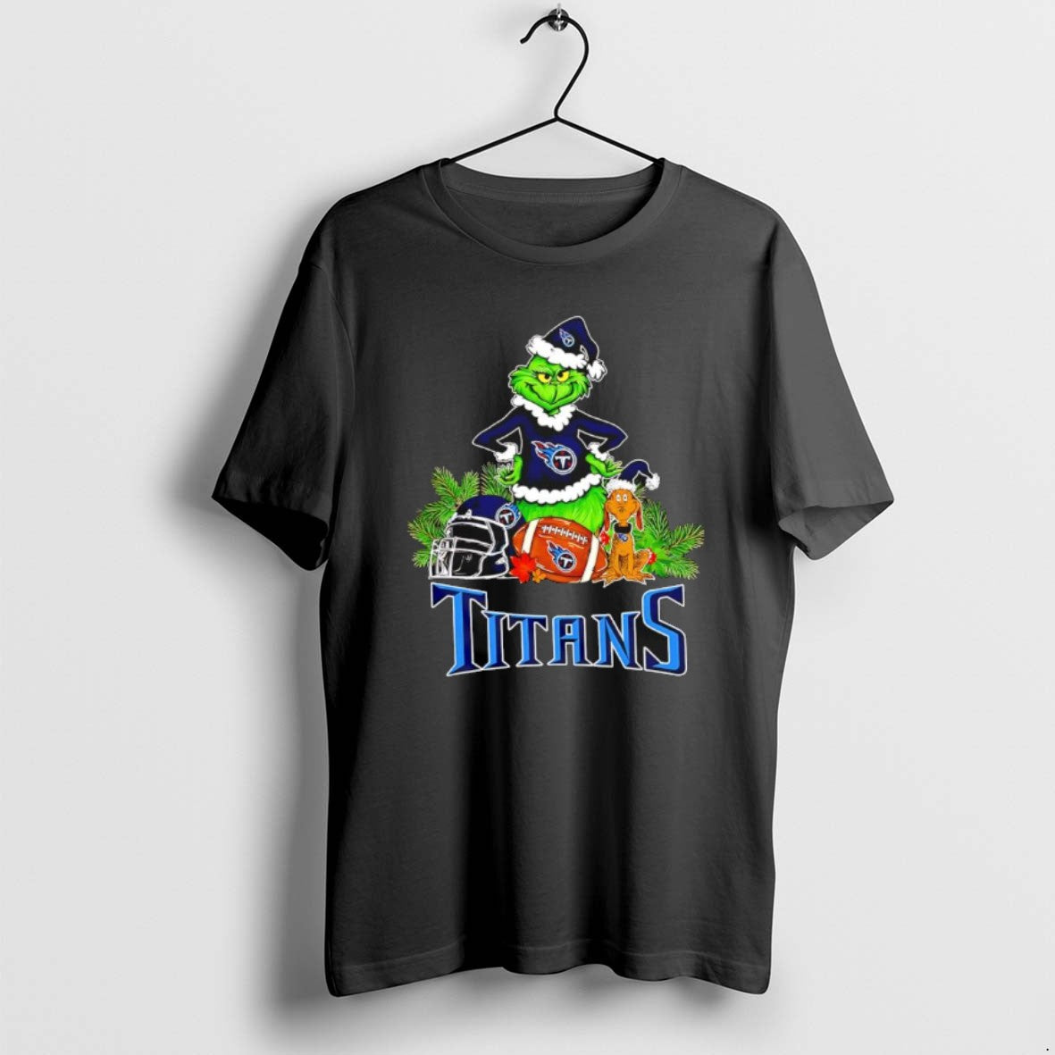 Official The Grinch And Max Tennessee Titans Christmas Helmet Items