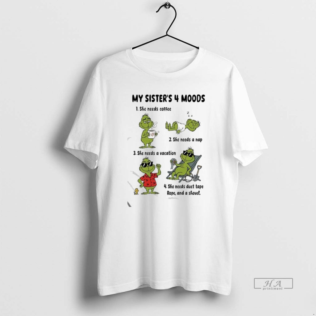 Official The Grinch Needs Coffee A Nap Vacation Duct Tape Rope And A Shovel